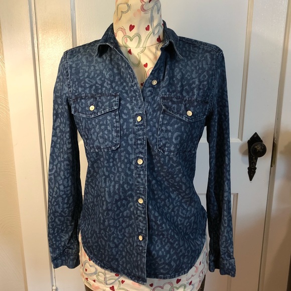 leopard print and denim